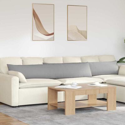 vidaXL Sofakissen 2 stk. Stoff Wolkengrau 200 x 40 cm vidaXL Sofakissen 2 stk. Stoff Wolkengrau 200 x 40 cm
