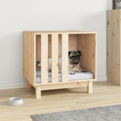 vidaXL Holz-Pflege Hundehütte - 60x45x57 cm - Hundekäfig, Haustierhaus vidaXL Holz-Pflege Hundehütte - 60x45x57 cm - Hundekäfig, Haustierhaus