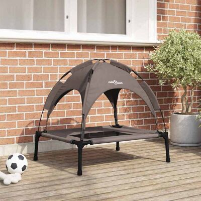 vidaXL Hundebett Braun 76 x 62 x 70,5 cm Stahl vidaXL Hundebett Braun 76 x 62 x 70,5 cm Stahl