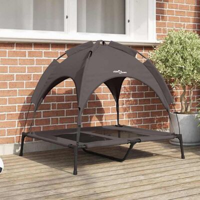 vidaXL Hundebett Braun 92 x 77 x 82,5 cm Stahl vidaXL Hundebett Braun 92 x 77 x 82,5 cm Stahl