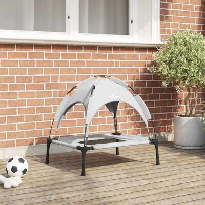vidaXL Hundebett Silber Grau 62 x 48 x 61 cm Stahl vidaXL Hundebett Silber Grau 62 x 48 x 61 cm Stahl