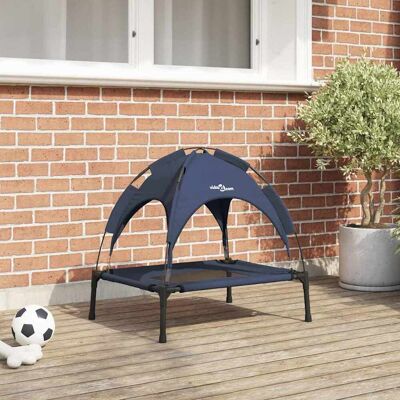 vidaXL Hundebett Marineblau 62 x 48 x 61 cm Stahl vidaXL Hundebett Marineblau 62 x 48 x 61 cm Stahl
