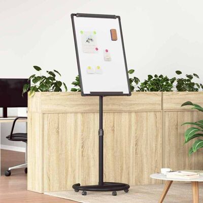 vidaXL Magnetisches Whiteboard Schwarz und Weiß 62 x 62,5 x 197 cm EPS vidaXL Magnetisches Whiteboard Schwarz und Weiß 62 x 62,5 x 197 cm EPS