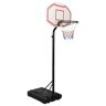 vidaXL Basketballständer Weiß 237-307 cm Polyethylen