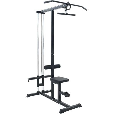 vidaXL Latzugmaschine Schwarz 110 x 70 x 187 cm vidaXL Latzugmaschine Schwarz 110 x 70 x 187 cm