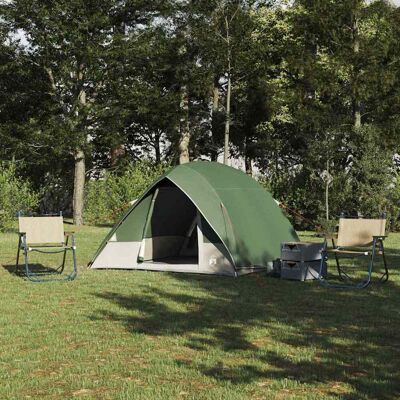 vidaXL Campingzelt mit Dach mit Speicher Grün 275 x 230 x 140 cm Taft vidaXL Campingzelt mit Dach mit Speicher Grün 275 x 230 x 140 cm Taft