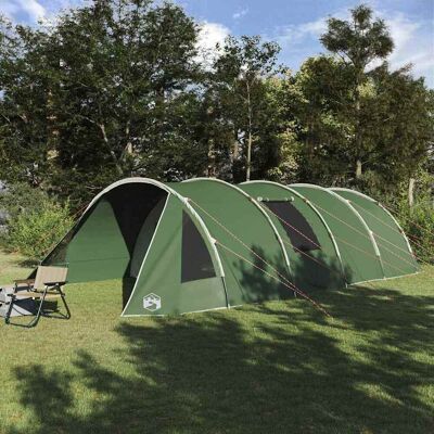 vidaXL Tunnelzelt für 6 Personen Grün und Weiß 890 x 470 x 220 cm vidaXL Tunnelzelt für 6 Personen Grün und Weiß 890 x 470 x 220 cm