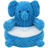 vidaXL Elefant Kuscheltier Plüsch Blau