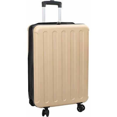 vidaXL Koffer mit Schloss Champagner 43 x 27 x 66 cm ABS Kunststoff vidaXL Koffer mit Schloss Champagner 43 x 27 x 66 cm ABS Kunststoff