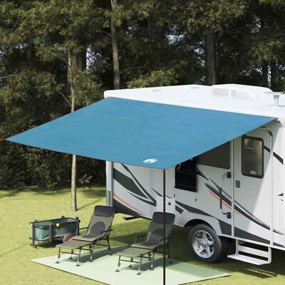 vidaXL Wohnwagenmarkise Personen 240 x 460 cm Wasserdicht Blau Taft vidaXL Wohnwagenmarkise Personen 240 x 460 cm Wasserdicht Blau Taft