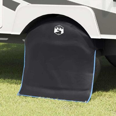 vidaXL Radkappe Schwarz und Blau 108 x 76 cm Oxford vidaXL Radkappe Schwarz und Blau 108 x 76 cm Oxford