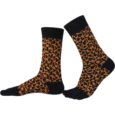 Knitido Europe GmbH Zehensocken Leopard braun/schwarz 39-42 Knitido Europe GmbH Zehensocken Leopard braun/schwarz 39-42