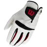 Wilson Feel Plus Herren Golfhandschuh, linke Hand (für Rechtshänder), S, weiss