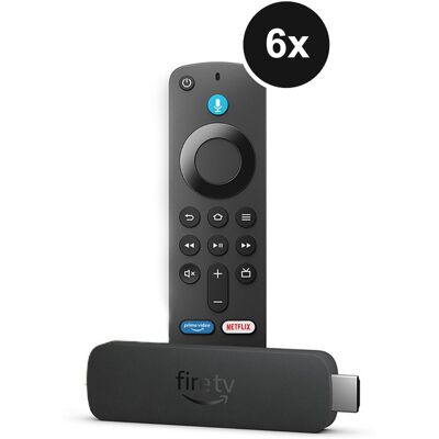 Amazon Fire TV Stick 4K Select - Neueste Generation - Wi-Fi 5 und Alexa - 6er-Set Amazon Fire TV Stick 4K Select - Neueste Generation - Wi-Fi 5 und Alexa - 6er-Set