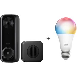 Aqara Schwarze Sicherheitskamera - KI Gesichtserkennung - Wi-Fi 6 - 3MP - Weitwinkel - Nachtsicht - Smart Home kompatibel Aqara Schwarze Sicherheitskamera - KI Gesichtserkennung - Wi-Fi 6 - 3MP - Weitwinkel - Nachtsicht - Smart Home kompatibel