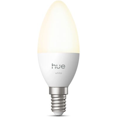 Philips Hue White Kerzenlampe E14 - 470lm - Weiß Philips Hue White Kerzenlampe E14 - 470lm - Weiß