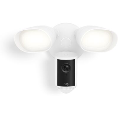 Ring Floodlight Cam Pro (2. Gen.) - 4k-Außenkamera mit Flutlicht - Weiß Ring Floodlight Cam Pro (2. Gen.) - 4k-Außenkamera mit Flutlicht - Weiß