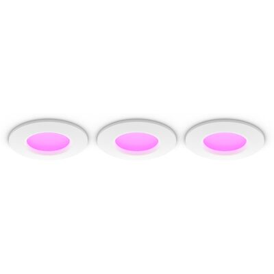Philips Hue White & Colour Ambiance Deckenleuchte S - 1000lm, rund, 90mm - 3er-Set - Weiß Philips Hue White & Colour Ambiance Deckenleuchte S - 1000lm, rund, 90mm - 3er-Set - Weiß
