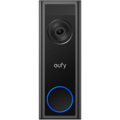 Eufy C31 Schwarze Video-Türklingel - 2K, Drahtlos, Akku, Nachtsicht Eufy C31 Schwarze Video-Türklingel - 2K, Drahtlos, Akku, Nachtsicht