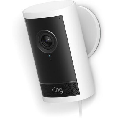 Ring Outdoor Cam Pro Plugin - 4K-Außenkamera mit Netzstecker - Weiß Ring Outdoor Cam Pro Plugin - 4K-Außenkamera mit Netzstecker - Weiß