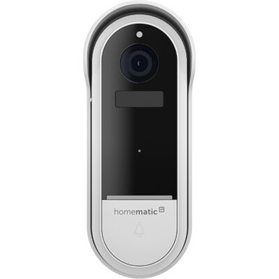 Homematic IP Video-Türklingel - 3MP, WLAN, festverdrahted oder mit Akku - Weiß Homematic IP Video-Türklingel - 3MP, WLAN, festverdrahted oder mit Akku - Weiß