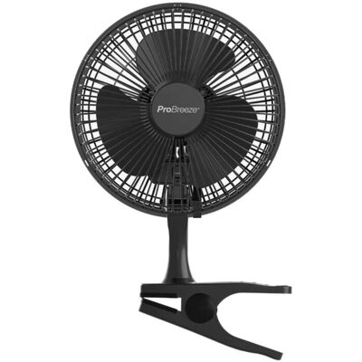Pro Breeze Mini-Clip-Ventilator - 2 Stufen, 360° Rotation - Schwarz Pro Breeze Mini-Clip-Ventilator - 2 Stufen, 360° Rotation - Schwarz