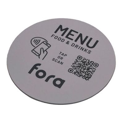 PRODUCTMATE Tischaufkleber rund matt mit QR-Code und NFC-Chip; 10x10 cm (BxH); mehrfarbig; 25 Stück / Pack PRODUCTMATE Tischaufkleber rund matt mit QR-Code und NFC-Chip; 10x10 cm (BxH); mehrfarbig; 25 Stück / Pack