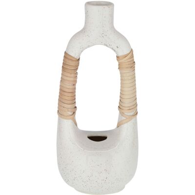 Vega Hana - beige - 11.2x10.4x26 cm - Vase Vega Hana - beige - 11.2x10.4x26 cm - Vase