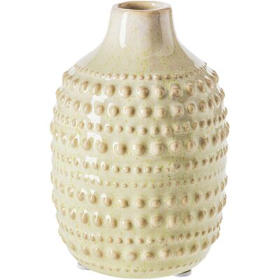 Vase Bogdana; 8.7x13 cm (ØxH); beige; 2 Stück / Pack Vase Bogdana; 8.7x13 cm (ØxH); beige; 2 Stück / Pack