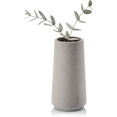 beske Vase 'Eiskar Media' zartgelb; 10x25 cm (BxH); grau; konisch beske Vase 'Eiskar Media' zartgelb; 10x25 cm (BxH); grau; konisch