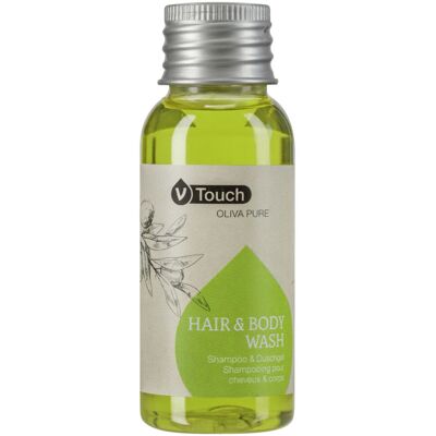 V-Touch Hotel Shampoo und Duschgel Oliva Pure 2 in 1; 35 ml; grün; 250 Stück / Pack V-Touch Hotel Shampoo und Duschgel Oliva Pure 2 in 1; 35 ml; grün; 250 Stück / Pack