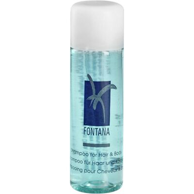 V-Touch Hotel Shampoo und Duschgel Fontana 2 in 1 neo; 20 ml; weiß/blau; 300 Stück / Pack V-Touch Hotel Shampoo und Duschgel Fontana 2 in 1 neo; 20 ml; weiß/blau; 300 Stück / Pack