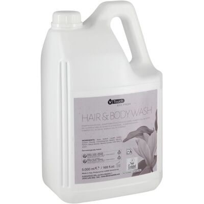 V-Touch Hotel Shampoo und Duschgel Eco Fresh 2 in 1, Kanister; 5000 ml; hellblau; 2 Stück / Pack V-Touch Hotel Shampoo und Duschgel Eco Fresh 2 in 1, Kanister; 5000 ml; hellblau; 2 Stück / Pack