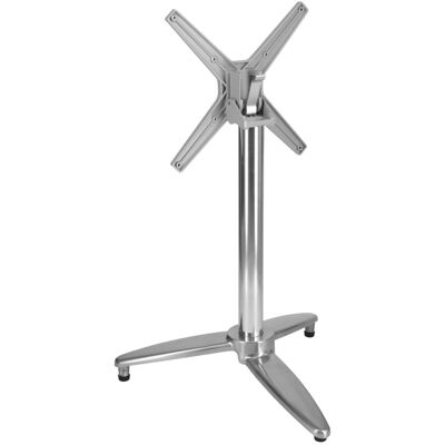 PULSIVA Tischgestell Foldex; 58x58x72 cm (BxLxH); silber PULSIVA Tischgestell Foldex; 58x58x72 cm (BxLxH); silber
