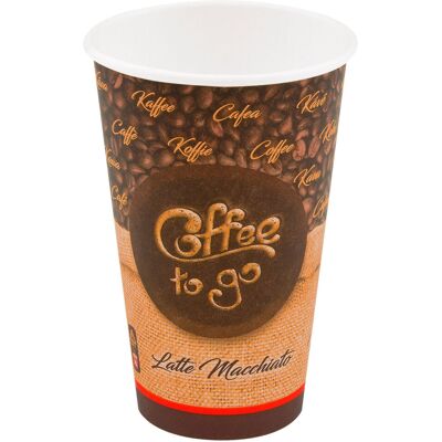 WIMEX To-Go Becher Latte Macchiato - Coffee To Go Cup WIMEX To-Go Becher Latte Macchiato - Coffee To Go Cup