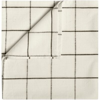 ERWIN M. Serviette Skan groß kariert ; 50x50 cm (BxL); cremeweiß/anthrazit; 6 Stück / Pack ERWIN M. Serviette Skan groß kariert ; 50x50 cm (BxL); cremeweiß/anthrazit; 6 Stück / Pack