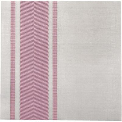 Ro.ial Serviette Auris Airlaid; 40x40 cm (BxL); taupe/bordeaux; 50 Stück / Pack Ro.ial Serviette Auris Airlaid; 40x40 cm (BxL); taupe/bordeaux; 50 Stück / Pack