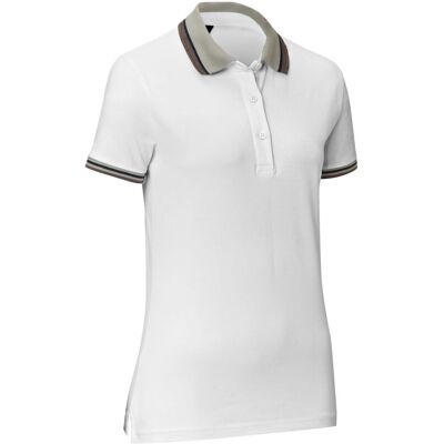 JOBELINE Damen-Polo Cato Line; Kleidergröße XS; weiß JOBELINE Damen-Polo Cato Line; Kleidergröße XS; weiß