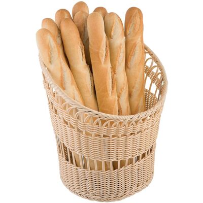 APS Baguette Korb ECONOMIC; 32x34.6x35x41.5 cm (LxBxØxH); natur; rund APS Baguette Korb ECONOMIC; 32x34.6x35x41.5 cm (LxBxØxH); natur; rund