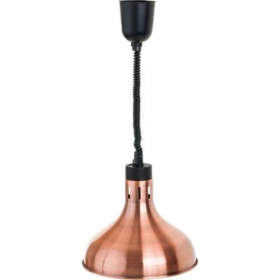 Stalgast Wärmelampe zur Deckenbefestigung, 0,25 kW, Ø 173 mm; 29 cm (Ø); kupfer/schwarz Stalgast Wärmelampe zur Deckenbefestigung, 0,25 kW, Ø 173 mm; 29 cm (Ø); kupfer/schwarz