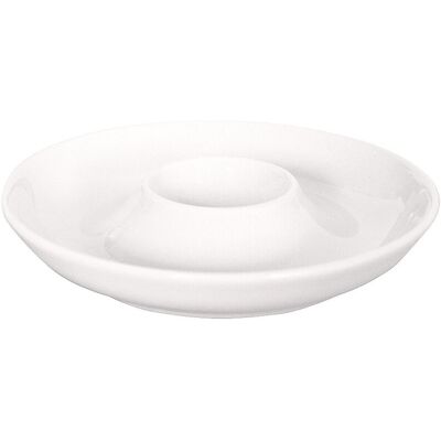 Kahla Eierbecher Pronto mit Ablage; 12.2x2.2 cm (ØxH); weiß; rund; 6 Stück / Pack Kahla Eierbecher Pronto mit Ablage; 12.2x2.2 cm (ØxH); weiß; rund; 6 Stück / Pack