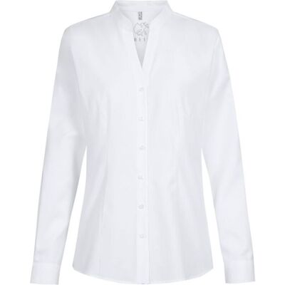 GREIFF Damen-Stehkragenbluse 1/1 RF Landhaus; Kleidergröße 44; weiß GREIFF Damen-Stehkragenbluse 1/1 RF Landhaus; Kleidergröße 44; weiß