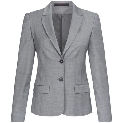 GREIFF Damen-Blazer RF Modern 37.5; Kleidergröße 32; hellgrau GREIFF Damen-Blazer RF Modern 37.5; Kleidergröße 32; hellgrau