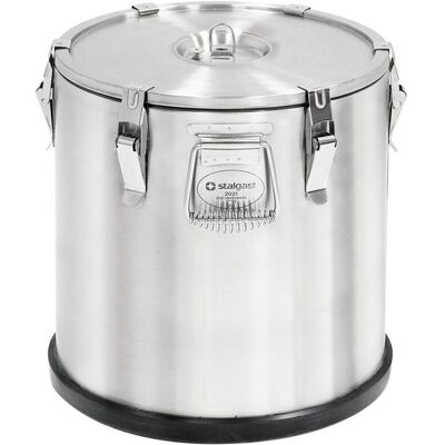 Stalgast Thermobehälter aus rostfreiem Edelstahl; 25000 ml, 44x33 cm (HxØ); silber Stalgast Thermobehälter aus rostfreiem Edelstahl; 25000 ml, 44x33 cm (HxØ); silber