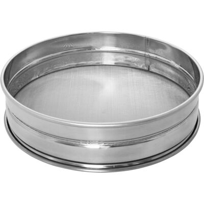 Schneider Mehlsieb Edelstahl Maschenweite 0,45 mm; 5.5x22 cm (HxØ); edelstahl Schneider Mehlsieb Edelstahl Maschenweite 0,45 mm; 5.5x22 cm (HxØ); edelstahl