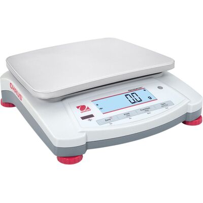 Ohaus Präzisionswaage Ohaus Navigator XT, Wägebereich bis 16 kg; 24x7.4 cm (BxH); grau/rot Ohaus Präzisionswaage Ohaus Navigator XT, Wägebereich bis 16 kg; 24x7.4 cm (BxH); grau/rot