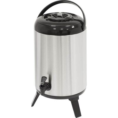 Stalgast Getränke-Dispenser; 14000 ml, 23x56 cm (ØxH); silber/schwarz Stalgast Getränke-Dispenser; 14000 ml, 23x56 cm (ØxH); silber/schwarz