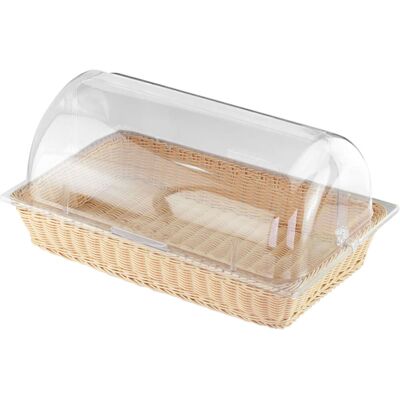 Stalgast Brotkorb mit Roll-Top Deckel; 53 cm (B); transparent Stalgast Brotkorb mit Roll-Top Deckel; 53 cm (B); transparent