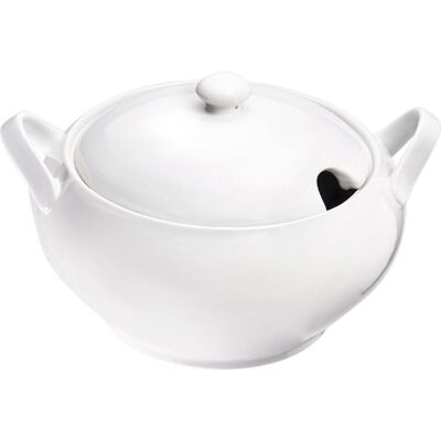 Stalgast Serie Isabell Suppenterrine mit Deckel + Löffelaussparung 3,5 Liter; 3500 ml, 30x17.5 cm (BxH); weiß; 6 Stück / Pack Stalgast Serie Isabell Suppenterrine mit Deckel + Löffelaussparung 3,5 Liter; 3500 ml, 30x17.5 cm (BxH); weiß; 6 Stück / Pack