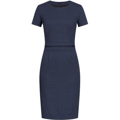 GREIFF Damen-Etuikleid RF Modern 37.5 Pinpoint; Kleidergröße 54; navy, Paspelierung dunkelblau GREIFF Damen-Etuikleid RF Modern 37.5 Pinpoint; Kleidergröße 54; navy, Paspelierung dunkelblau